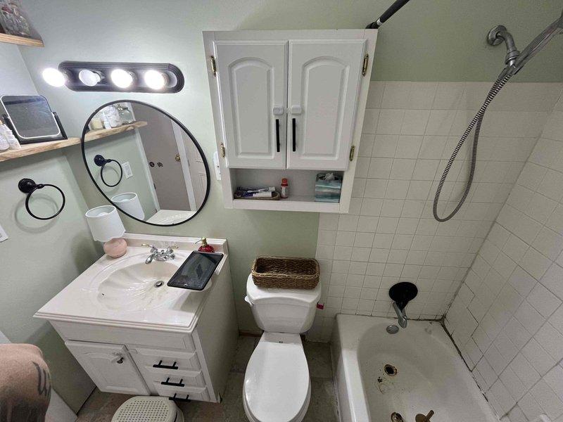 Responded to a partial drain clog in a 1948-built residential bathroom. Upon inspection, accessed the drain line through an existing ceiling access point, revealing evidence of age-related buildup and deterioration in the original galvanized plumbing system. Successfully cleared the obstruction and restored proper drainage flow to the bathroom sink.