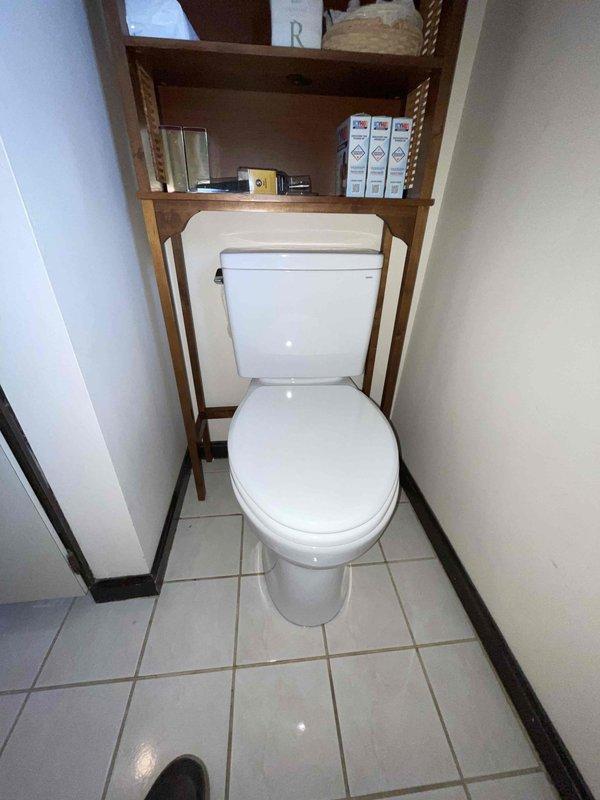 Returned to property to complete installation of three new lavatory faucets and three new Toto toilets as previously sold. Installed new tubular trap assembly and basket strainer for kitchen sink. Completed tub waste and overflow installation along with new Moen shower valve and trim kit. All fixtures tested for proper operation and verified leak-free connections upon completion.