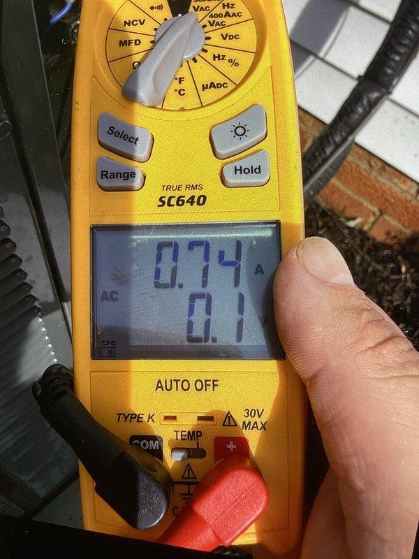 Returned to complete coil cleaning service as previously sold. Performed thorough cleaning of evaporator coil and inspected system operation. Verified proper airflow across coil, checked electrical readings with multimeter showing normal amperage draw, and confirmed filter housing was clean and properly sealed upon completion.