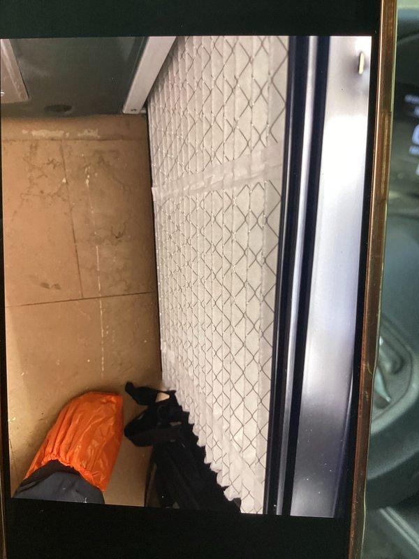 Returned to complete coil cleaning service as previously sold. Performed thorough cleaning of evaporator coil and inspected system operation. Verified proper airflow across coil, checked electrical readings with multimeter showing normal amperage draw, and confirmed filter housing was clean and properly sealed upon completion.