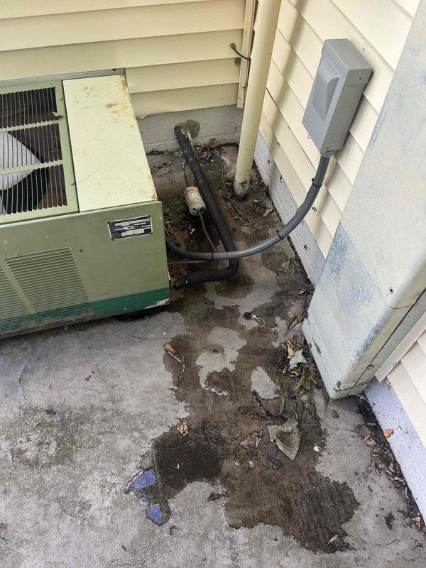 Returned to property to complete condensate pump installation as previously sold. Installed new condensate pump assembly in basement utility area to handle HVAC system drainage, routing discharge line appropriately to prevent water damage. Tested pump operation and verified proper cycling and drainage functionality upon completion.