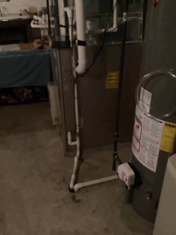 Responded to customer report of Carrier furnace making unusual noise that began during the spring season. Conducted comprehensive assessment of existing HVAC system located in basement mechanical room. Evaluated furnace condition, operational performance, and identified source of noise concern. Documented current equipment configuration including furnace unit, water heater, ductwork connections, and associated plumbing systems. Provided detailed estimate for complete furnace replacement to address noise issue and ensure reliable heating system performance. Photographed existing equipment layout and mechanical room conditions for replacement planning and customer records.
