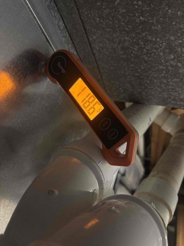 Completed comprehensive furnace tune-up and maintenance inspection on residential heating system. Performed temperature diagnostics on combustion air intake piping and inspected blower wheel assembly, confirming proper operation and cleanliness of all components with no issues identified.