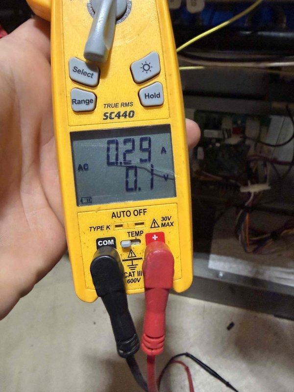 Completed heating club membership renewal and performed comprehensive air handler maintenance inspection. Conducted combustion analysis using flue gas analyzer, recording stack temperature of 352.1°F, oxygen level of 9.7%, carbon monoxide at 14 ppm, and combustion efficiency at 80.4%. Measured system amperage at 0.29A using clamp meter to verify proper electrical operation. All readings within acceptable parameters for safe and efficient heating system operation.