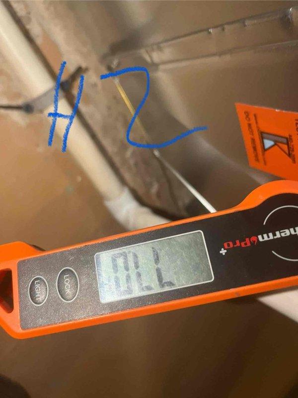 Completed system startup and commissioning on newly installed HVAC air handler unit. Performed diagnostic testing using digital manometer to verify proper static pressures and airflow across the system. Identified humidifier drain line issue where 3/4" vinyl tubing was installed but requires 1/2" tubing for proper connection; material was unavailable on service vehicle at time of installation. System startup for heating mode is pending completion of electrical circuit replacement by electrician. All accessible components tested and verified operational, with return visit scheduled to complete heating startup procedures and install correct humidifier drain tubing once electrical work is finalized.