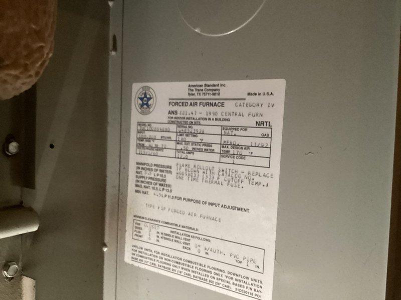 Conducted comprehensive assessment of existing American Standard/Trane forced air furnace system for replacement estimate. Evaluated current water treatment infrastructure including dual softener units, filtration system with multiple housings, and associated copper plumbing configuration to provide recommendations for sump pump replacement, hot water tank upgrade, reverse osmosis system modifications, and cistern installation feasibility.