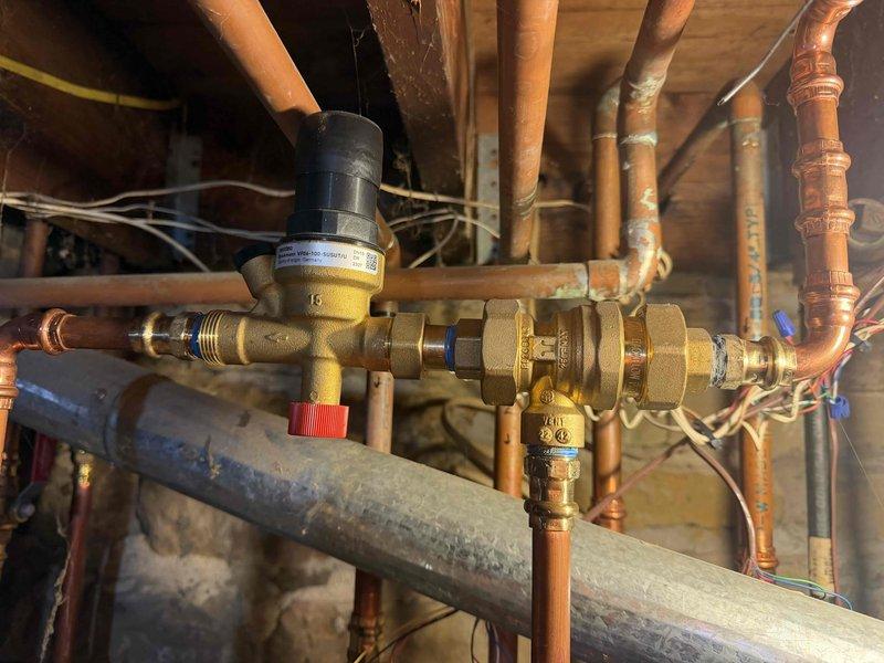 Completed comprehensive winter maintenance inspection on three-year-old furnace system as part of preventative maintenance program. Performed standard tune-up procedures including visual inspection of all system components, verified proper operation of gas valve assembly and pressure regulator, checked system pressures and temperatures within manufacturer specifications, and confirmed all safety controls functioning correctly. System operating normally with no deficiencies noted.