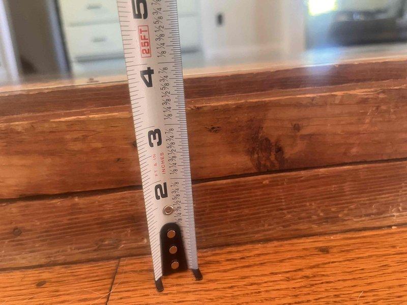 Conducted on-site assessment for adding heating options to a single room. Evaluated existing gas line configuration and provided estimate for rerouting exterior gas line to interior of residence. Customer declined full mini-split system installation due to budget considerations. Documented existing conditions with measurements and photographic evidence of work area, including floor layout and gas line accessibility points.