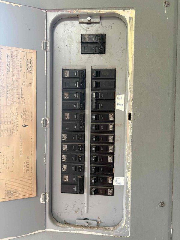 Conducted on-site estimate for new mini split system installation at residential property with no existing mini split equipment. Evaluated electrical panel capacity and confirmed adequate breaker space and electrical infrastructure to support new system installation. Assessed garage installation location, noting OSB ceiling construction, wood paneling, and concrete flooring suitable for indoor unit mounting and condensate drainage routing. Provided comprehensive quote for complete mini split system installation including indoor air handler, outdoor condenser unit, refrigerant line set, electrical connections, and all necessary mounting hardware and accessories.