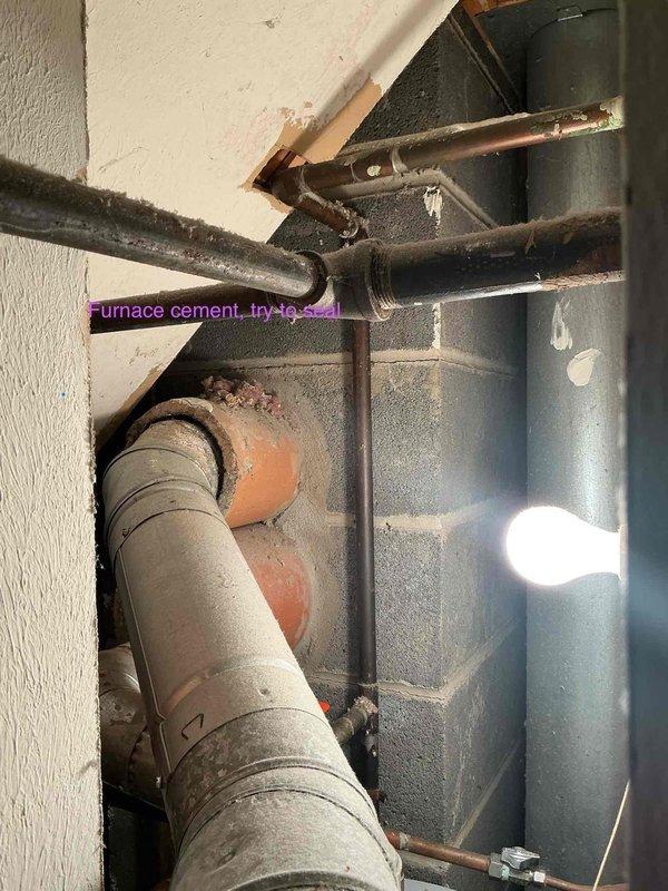 Conducted site assessment of residential HVAC air handler installation and provided technical recommendations for improved system performance. Identified necessary modifications including opening front duct area while maintaining square alignment on left side of unit, removing metal to bottom of return air duct, and installing 14x16 flex adapter for enhanced airflow. Recommended furnace cement application to seal connections between ductwork and unit components to prevent air leakage and improve system efficiency.