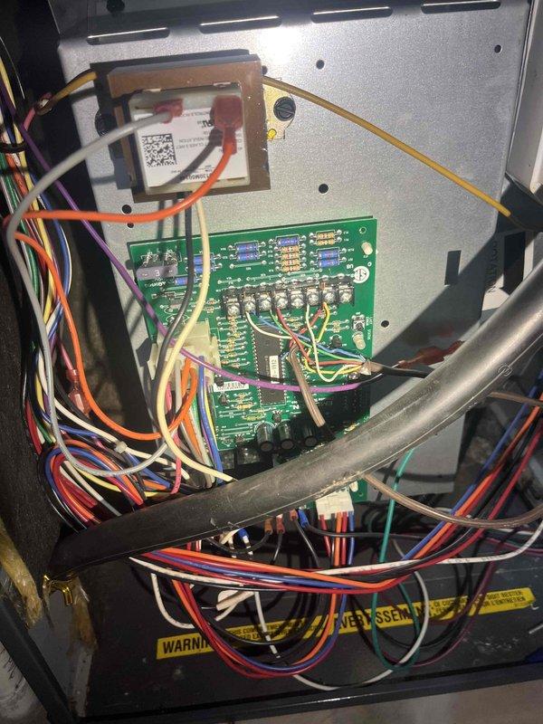 Completed routine furnace tune-up and inspection per club membership maintenance schedule. Performed comprehensive system evaluation including visual inspection of control board, wiring connections, and electrical components—all found to be in proper working order with secure connections and organized wire routing. Conducted combustion analysis testing with readings showing 0.029% carbon monoxide levels, indicating optimal burner performance and safe operation within manufacturer specifications.