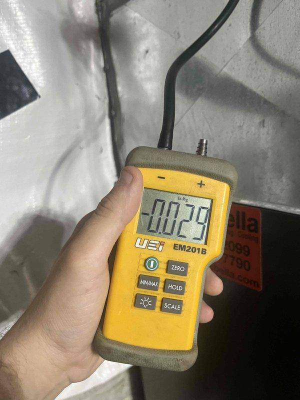 Completed routine furnace tune-up and inspection per club membership maintenance schedule. Performed comprehensive system evaluation including visual inspection of control board, wiring connections, and electrical components—all found to be in proper working order with secure connections and organized wire routing. Conducted combustion analysis testing with readings showing 0.029% carbon monoxide levels, indicating optimal burner performance and safe operation within manufacturer specifications.