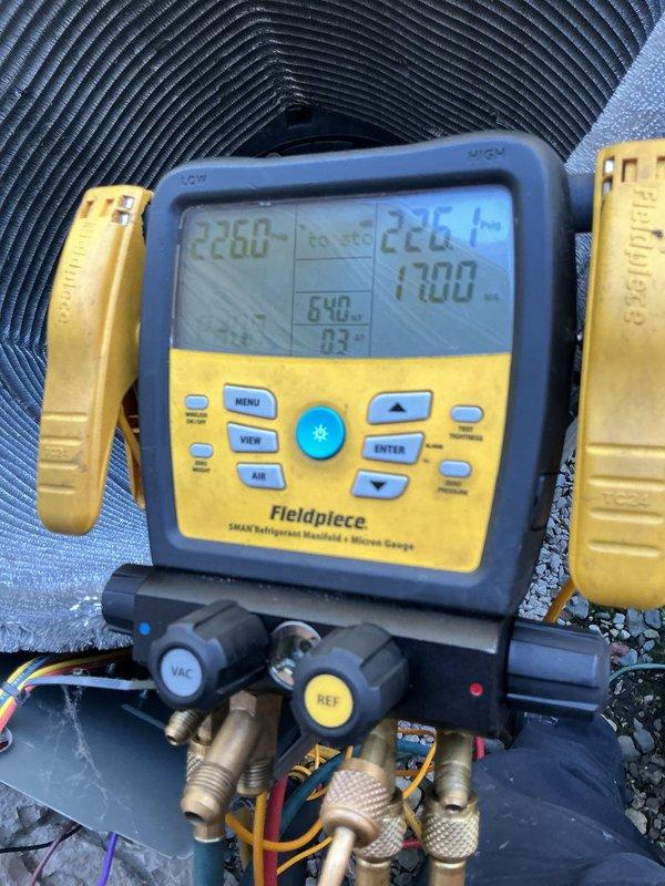 Performed warranty service on upstairs HVAC unit, replacing defective compressor and addressing furnace exhaust piping issue. Replaced two-inch 90-degree elbow fitting on furnace exhaust with new coupling connections. Scheduled follow-up compressor installation requiring four-hour service window, with maintenance appointment reserved as backup to ensure system completion and proper operation.