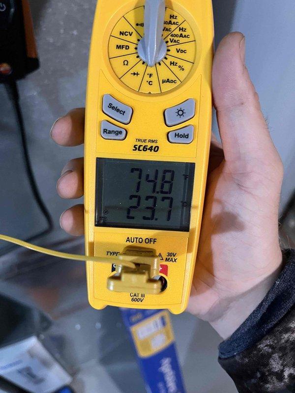Performed annual maintenance tune-up on the American Standard gas furnace, including a combustion analysis that measured 11.5% O₂ and 11 ppm CO in the flue gases, confirming clean and efficient combustion within acceptable limits. Verified supply/return air temperatures with a calibrated digital clamp meter and thermocouple, and found the system operating properly with no deficiencies noted.