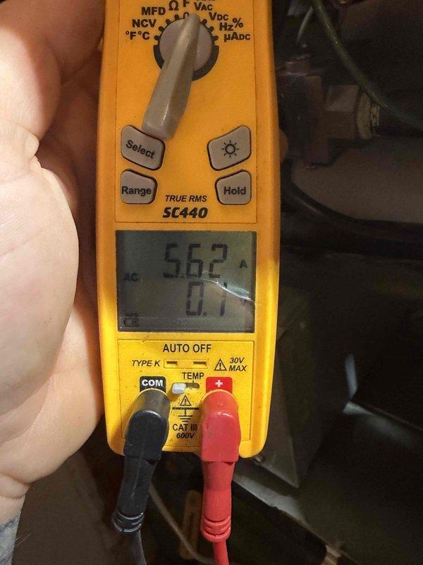 Performed annual heating preventive maintenance on a furnace that had not been serviced in several years. Recorded combustion and performance data, including 42°F temperature rise, 0.10" WC external static pressure, 48.6Ω hot surface igniter resistance, 2.7 µA flame signal, 8.1% O₂, 7.2% CO₂, 27 ppm CO, and 94.4% combustion efficiency, with gas manifold pressures of 1.81" WC (low fire) and 3.76" WC (high fire). Verified blower motor amperage at 5.62A, and all readings were within acceptable operating ranges.