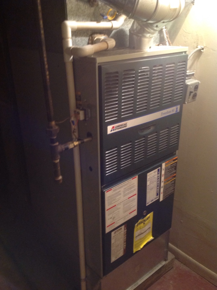 Maintainence on American standard furnace 
