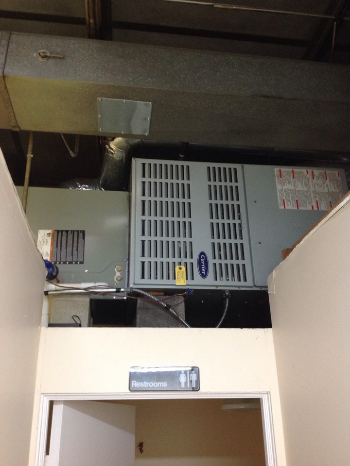 Carrier furnace repair. Infighter replacement. 