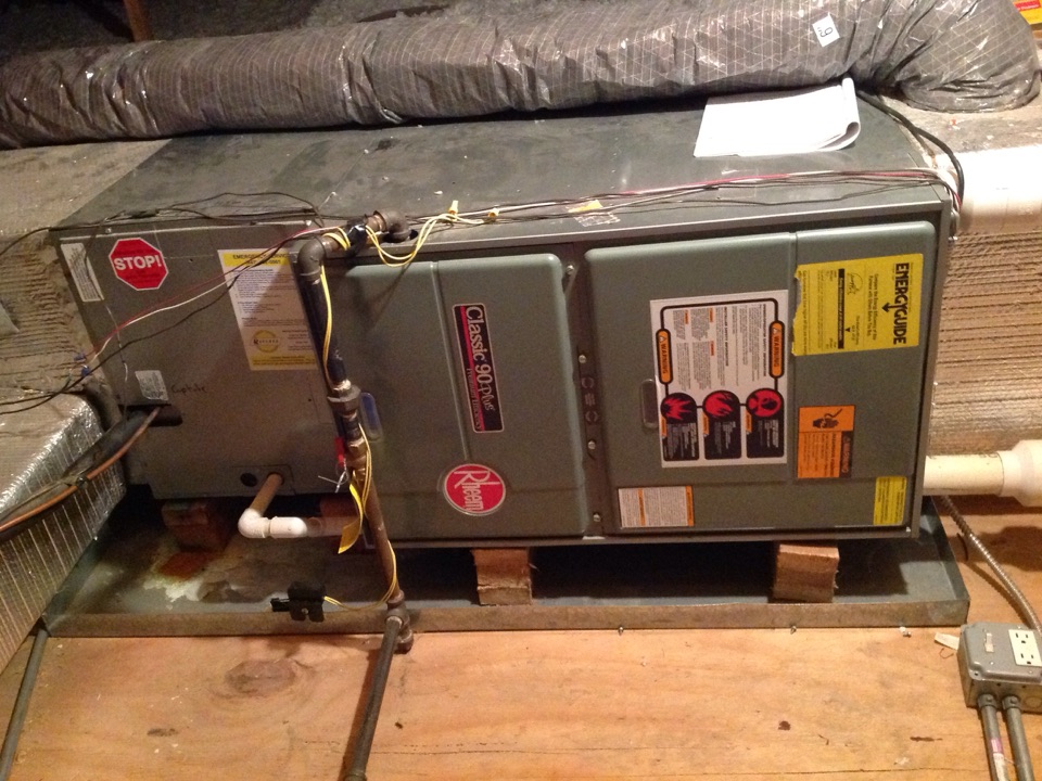 Rheem furnace tune up. Heating system service, improvements, repair and preventative maintenance. 