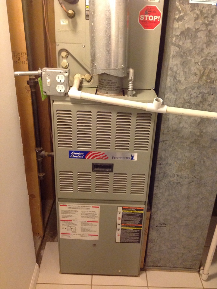 American Standard furnace tune up. Heating system service, repair and preventative maintenance. 