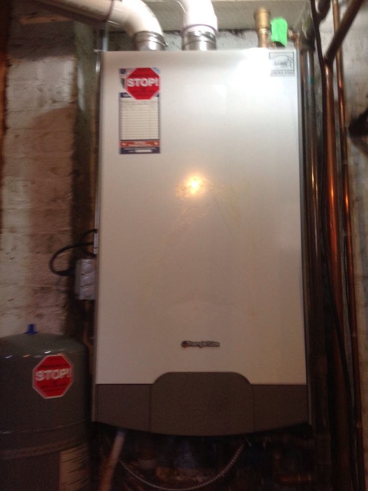 Serviced Triangle Tube boiler