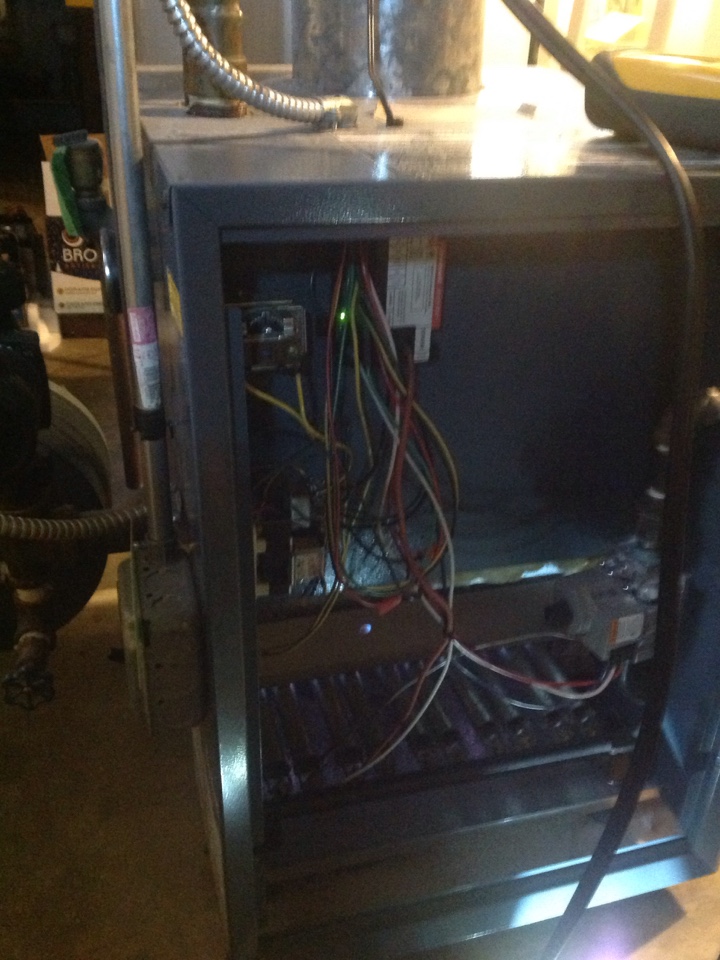 Annual heating maintenance on Weil-McLain boiler in Kenilworth 