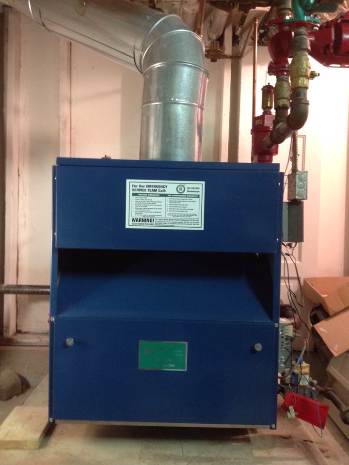 Serviced Dunkirk boiler, and AOSmith water heater