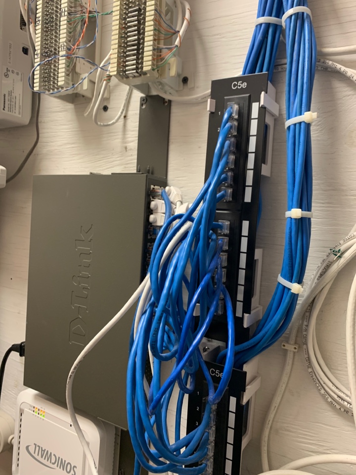 Ip phone and network data check