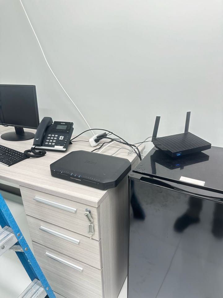 Move Comcast router and wap installation 