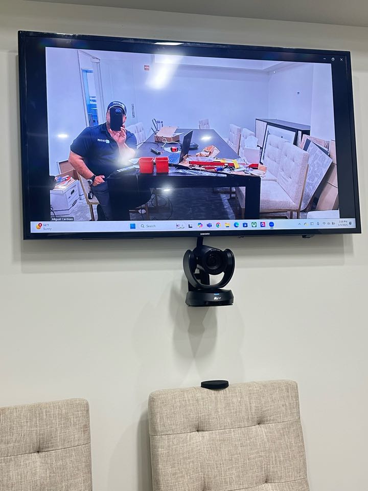 TV INSTALLATION AND CONFERENCE ROOM ZOOM SYSTEM 