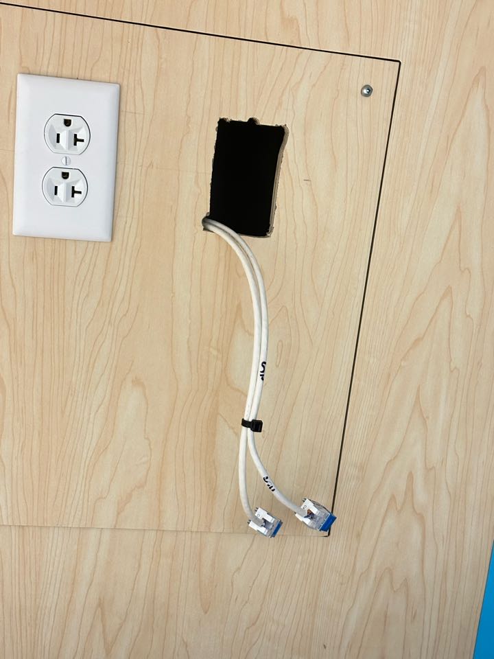 Wiring cat 6 Network 