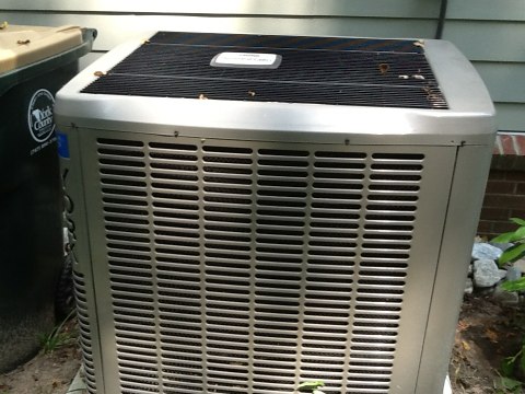 Installed defrost circuit board in York condenser