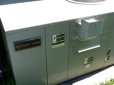 Tune up on Trane XL 1200 gas package unit.