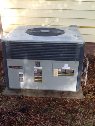 Another Trane system installed and maintained by energy efficient solutions.