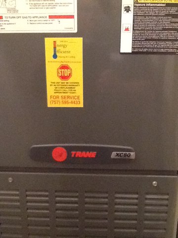 Two Trane furnaces and 19i outdoor units running good.