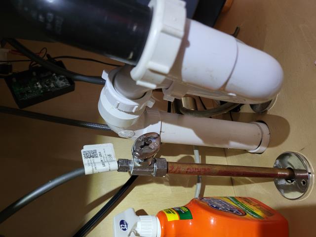 Responded to customer's home for water pressure issues as well as shut off valves leaking under the kitchen sink. After evaluation, we found the pressure in the home was at a proper level and that the pressure issue was coming from the faucet being clogged with debris. We installed new shut off valves on the hot and cold water lines for the kitchen faucet to resolve the leaking shut off valves but also flushed out the faucet and lines to clear the lines of debris which resolved the pressure issue and now faucet is working as it should be. 