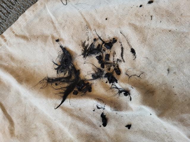 Our customer at the County Club of the South had contacted us regarding a stoppage they are getting at the ice machine in the woman's locker room. They have tried snaking it with no resolution. We arrived today and found cast iron drain line was completely blocked. I disassembled the drain assembly and ran sink machine through cast iron, pulled back a lot of hair and debris and cleared blockage to resolve issue. Reinstalled drain assembly to resolve all issues. 