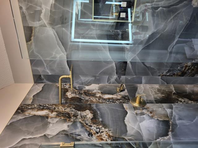 Dallas, GA - Responded to our customer's home where the shower arm holding the shower head has fallen down and is no longer secured in the wall. After evaluation, we removed the shower arm which is the pipe going into the wall and found one of the screws securing the line to the wall is missing. We were able to properly resecure the pipe and shower head to resolve issue. Dallas, GA - Responded to our customer's home where the shower arm holding the shower head has fallen down and is no longer secured in the wall. After evaluation, we removed the shower arm which is the pipe going into the wall and found one of the screws securing the line to the wall is missing. We were able to properly resecure the pipe and shower head to resolve issue.