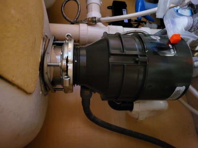 Villa Rica, GA - Our customer had contacted us to replace their current garbage disposal. The existing disposal was no longer working properly and was only humming. After evaluation, we attempted to reset the current disposal as well as clear the disposal but was unable to achieve a proper working disposal. We removed the current unit and installed a new garbage disposal to resolve the issue. Villa Rica, GA - Our customer had contacted us to replace their current garbage disposal. The existing disposal was no longer working properly and was only humming. After evaluation, we attempted to reset the current disposal as well as clear the disposal but was unable to achieve a proper working disposal. We removed the current unit and installed a new garbage disposal to resolve the issue.