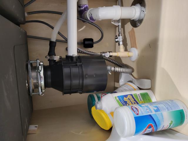 Responded to customer's home for kitchen sink not draining. Once on site, we found the left side of the kitchen sink completely clogged and not draining. After evaluation, we found someone had installed the stopper for the garage disposal upside down in the drain which was completely stopping up the sink. We corrected the stopper and everything is draining and working as should be. 