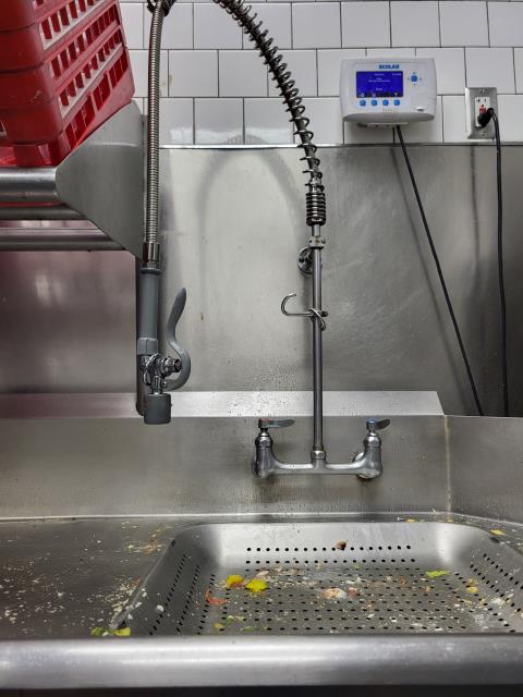  Responded to Mellow Mushroom in Hiram, GA for a commercial kitchen faucet leaking and coming apart from the wall in the dish area. Customer had already purchased a new commercial faucet. After evaluation, we removed the existing kitchen faucet and installed customer new commercial kitchen faucet. We also replaced the water supply lines going to the faucet. 