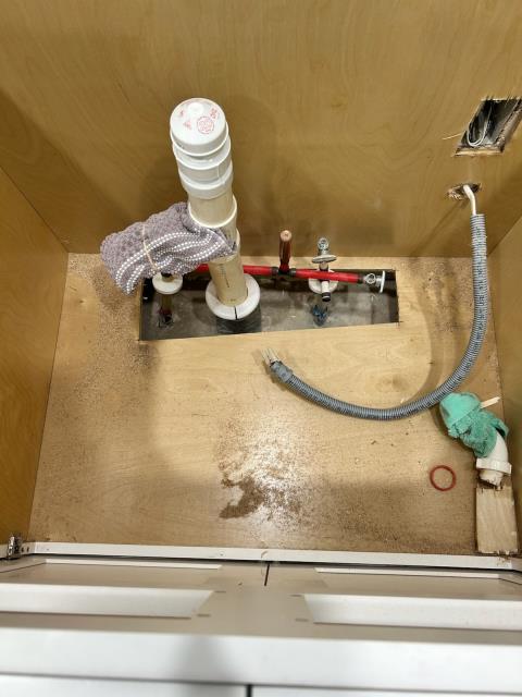 We responded to our customers home to get the kitchen ready for new cabinets. Once onsite, we cut and extended the existing kitchen water lines so they'll be above the new cabinet layout, then capped them off to keep everything sealed. We also took care of two exterior hose bibbs that needed rebuilding. After installation the plumbing is ready for the next step of remodel. 
 We responded to our customers home to get the kitchen ready for new cabinets. Once onsite, we cut and extended the existing kitchen water lines so they'll be above the new cabinet layout, then capped them off to keep everything sealed. We also took care of two exterior hose bibbs that needed rebuilding. After installation the plumbing is ready for the next step of remodel.