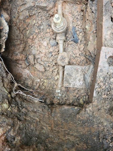 We responded to our customer to replace the main shut off valve and the pressure reducing valve (PRV) located in the ground at the front of the home. Once onsite, we replaced the existing main shut off valve and reinstalled a new PRV. After installation, we turned the main water supply back on and performed a test for leak free operation.
We responded to our customer to replace the main shut off valve and the pressure reducing valve (PRV) located in the ground at the front of the home. Once onsite, we replaced the existing main shut off valve and reinstalled a new PRV. After installation, we turned the main water supply back on and performed a test for leak free operation.