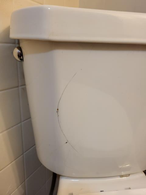 We were called out to replace our customers toilet that has a crack in the porcelain, which was causing a slow leak around the base. We removed the old toilet and inspected the flange and drain connection to ensure they were in good condition for the new installation. We installed a new wax ring seal then set and secured a new Kohler Cimarron toilet in its place. After reconnecting the water supply line, we turned the water back on and tested for leak free operation.

