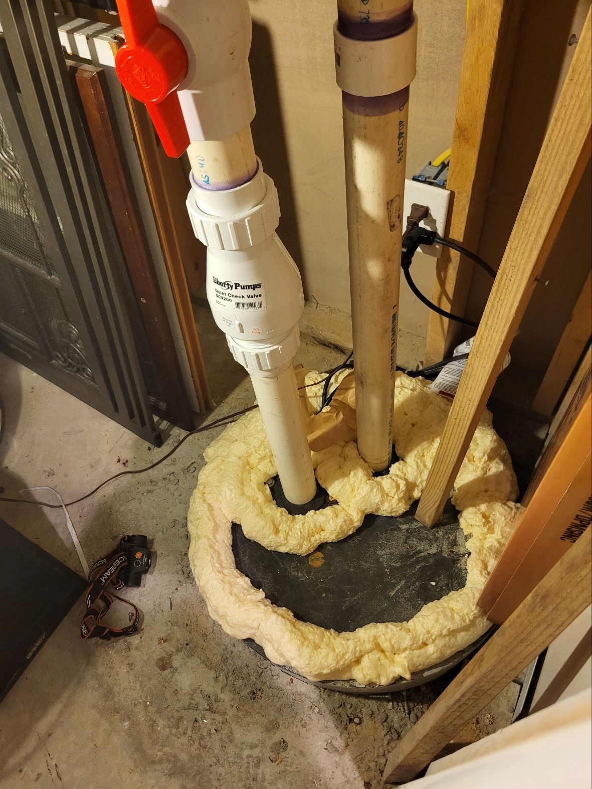 Dallas, GA - We responded to our customer after they noticed their sewage ejector pump wasn't cycling. Once on site, we found debris stuck to the float switch preventing the pump from turning on and off. We removed the blockage, cleaned the float and basin, then cycled and tested the ejector pump.
 Dallas, GA - We responded to our customer after they noticed their sewage ejector pump wasn't cycling. Once on site, we found debris stuck to the float switch preventing the pump from turning on and off. We removed the blockage, cleaned the float and basin, then cycled and tested the ejector pump.