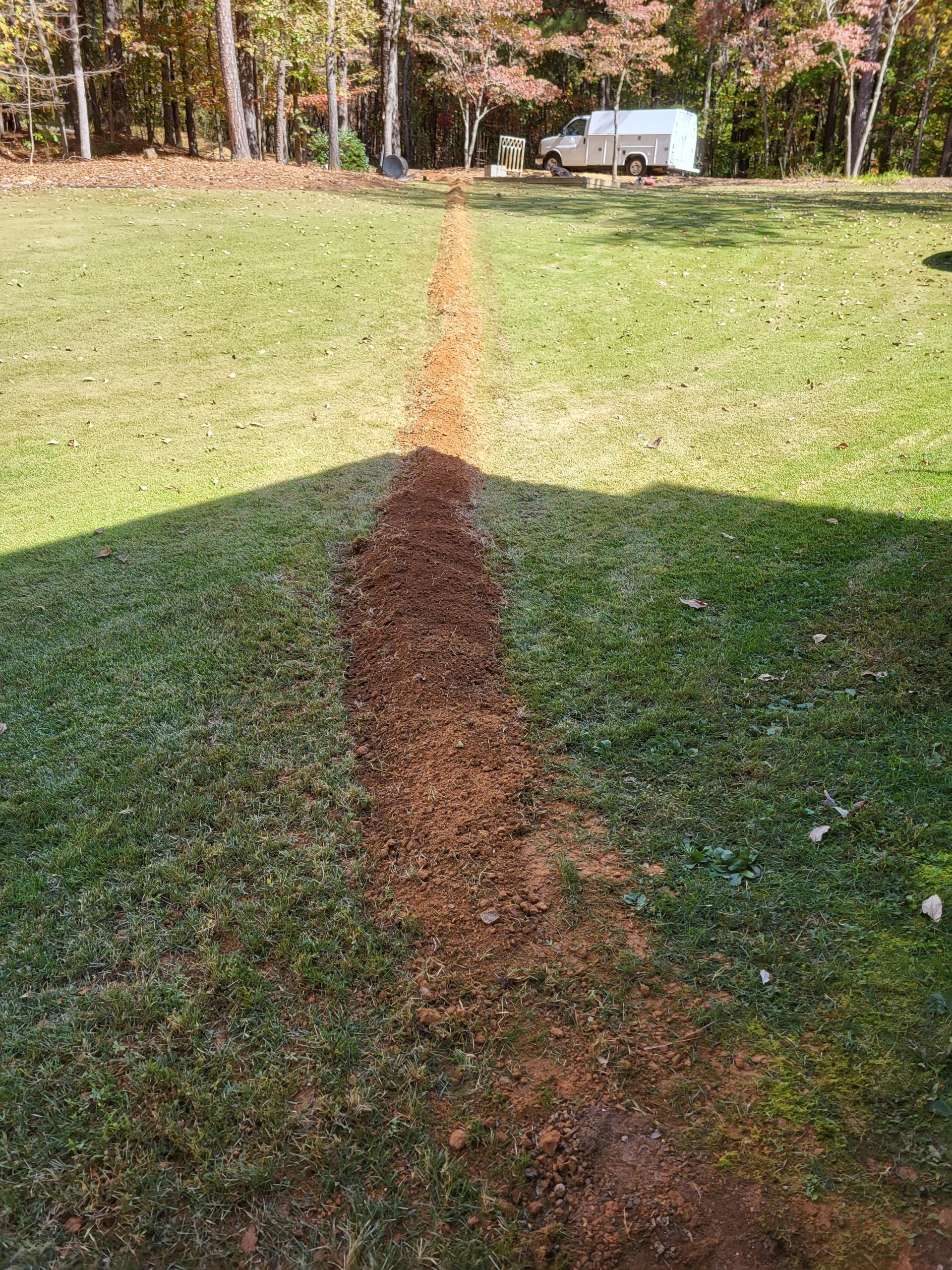 We responded to our customers home due to issues with the existing main water line. Once on site, we removed the existing main water line and installed a new 175-foot water line running from the water meter to the home, ensuring reliable water flow and proper pressure throughout the system. During installation, we also installed a new meter ripple, dual check valve, and  main shut off valve at the meter to bring the system up to current standards. Once the work was completed, we pressurized the new line and performed a full system test to confirm leak free operation. We responded to our customers home due to issues with the existing main water line. Once on site, we removed the existing main water line and installed a new 175-foot water line running from the water meter to the home, ensuring reliable water flow and proper pressure throughout the system. During installation, we also installed a new meter ripple, dual check valve, and  main shut off valve at the meter to bring the system up to current standards. Once the work was completed, we pressurized the new line and performed a full system test to confirm leak free operation.