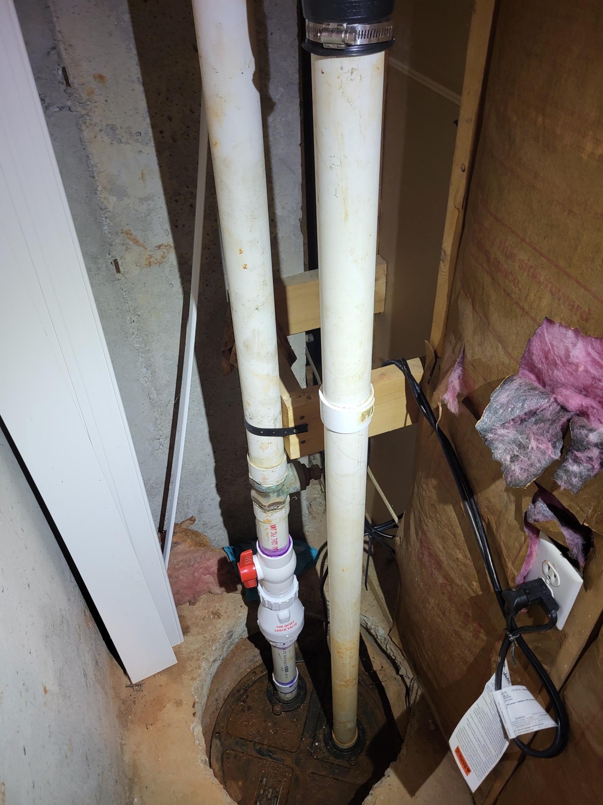 We responded to our customers home due to their sewage ejector pump failing to turn on consistently, which can lead to wastewater backing up into the basement. During our inspection, we found that the float mechanism was no longer activating the pump properly, and the existing check valve was not sealing as it should. We replaced the faulty float on the sewage ejector pump. We also installed a new quiet check valve and shut off combo to ensure proper one way flow and reduce noise during operation. All plumbing connections were securely tightened and tested for leak free performance. After repairs were completed, we verified that the pump is cycling smoothly and safely.   