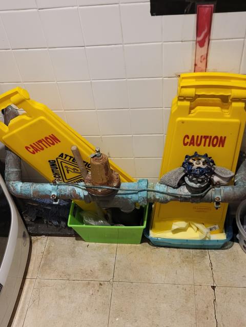 We responded to our customer due to issues with inconsistent water pressure and difficulty operating the existing main shut off valve. Once on site, after evaluation, we determined that the two inch main shut off valve and the two inch pressure reducing valve (PRV) were outdated and no longer functioning properly. To restore proper control of the homes water supply, we installed a new Watts pressure reducing valve along with a quarter turn ball valve for easier operation. All fittings and connections were secured to ensure long term reliability. Once installation was completed, we tested the system for proper, leak free operation and set the water pressure system to the correct level.  