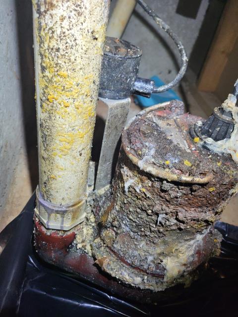We responded to our customers home due to their sewage ejector pump failing to turn on consistently, which can lead to wastewater backing up into the basement. During our inspection, we found that the float mechanism was no longer activating the pump properly, and the existing check valve was not sealing as it should. We replaced the faulty float on the sewage ejector pump. We also installed a new quiet check valve and shut off combo to ensure proper one way flow and reduce noise during operation. All plumbing connections were securely tightened and tested for leak free performance. After repairs were completed, we verified that the pump is cycling smoothly and safely.   