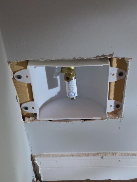 We responded to our customer to as part of a larger project to repipe our customers home and replace aging water lines. As a part of this work, we installed new PEX water lines to several fixtures for improved reliability and flow. Once the new piping was in place, we replaced the exterior hose spigot to ensure a secure, leak free connection for outdoor water use. We also installed a new icemaker box, upgrading the older setup to a more modern, code compliant design. After completing both installations, we restored water to the system and tested all new connections for leak free operation. 