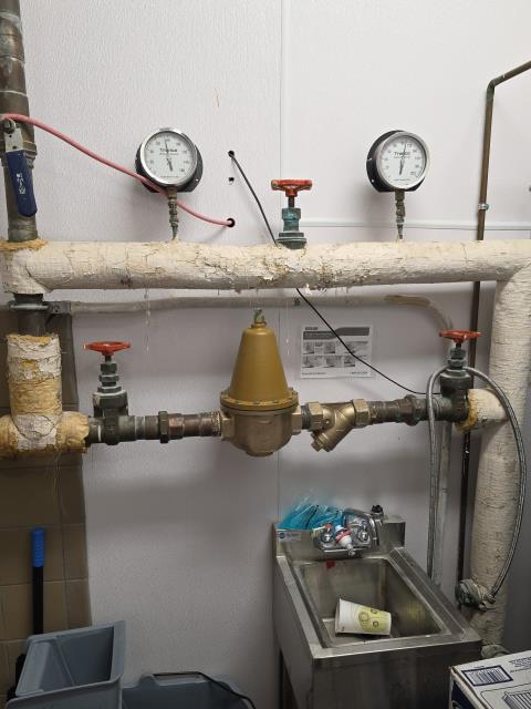 We responded to our customer Country Club Of The South Tennis Center due to issues with inconsistent water pressure affecting the facility. After evaluating the incoming water service, we determined that the existing 2" commercial pressure reducing valve was failing to properly regulate and maintain safe, steady water pressure throughout the building. We removed the outdated regulator and installed a new 2" commercial grade pressure reducing valve designed to handle the higher demand of multi fixture athletic facility. All connections were secured and tightened to code, and we performed a full pressure test to ensure the system was operating at optimal and consistent levels.